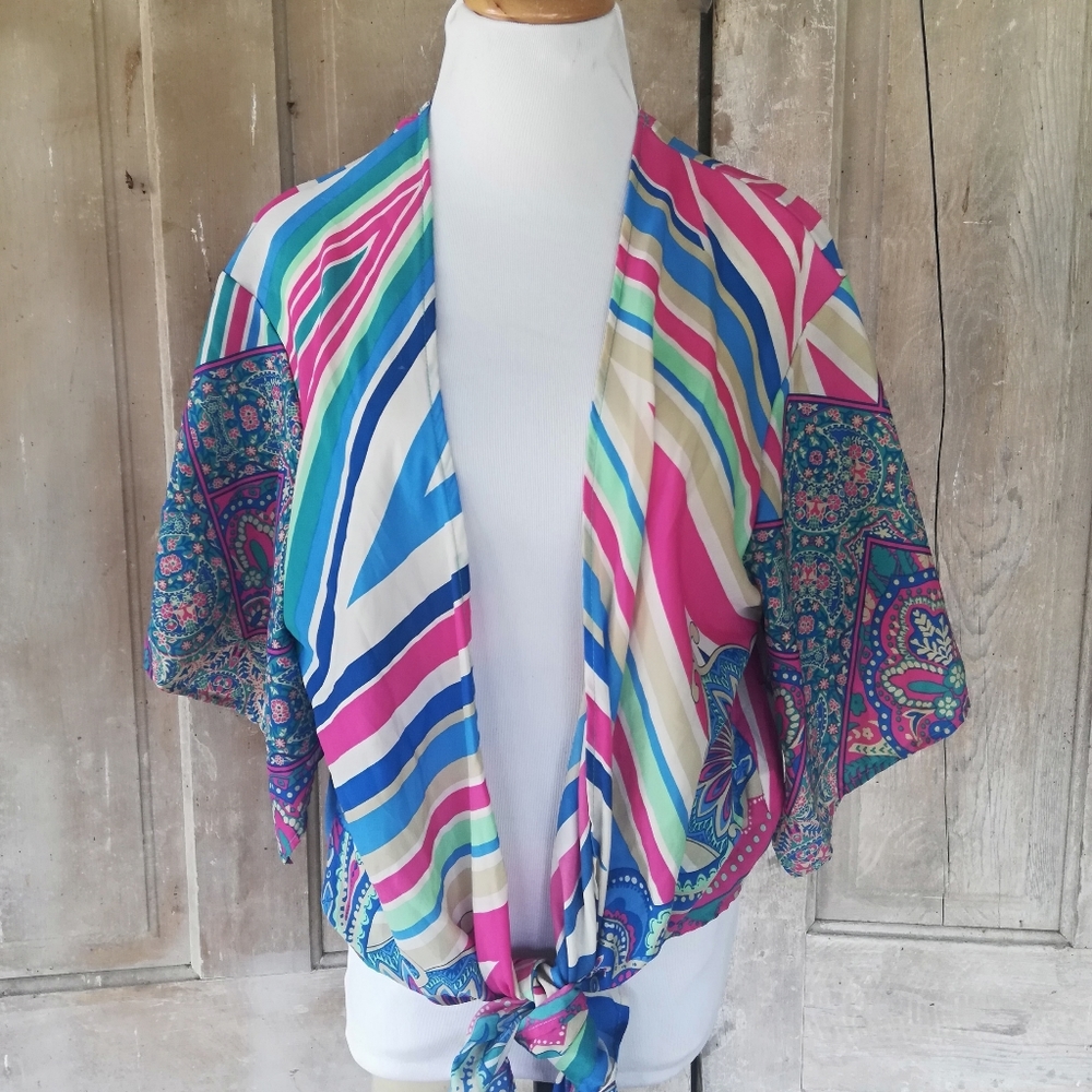 Paisley Boho Kimono Top